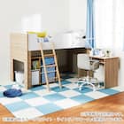 システムベッドデスク(KK01 ミドルタイプ BK/LSO) 21枚目画像