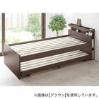 収納式ツインベッド (棚・コンセント・照明付 GY) 6枚目画像