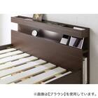 収納式ツインベッド (棚・コンセント・照明付 GY) 8枚目画像