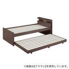 収納式ツインベッド (棚・コンセント・照明付 GY) 10枚目画像