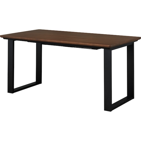 布団レスヒーターダイニングこたつ(HK02 150 スクエア脚/MBR) 1枚目画像