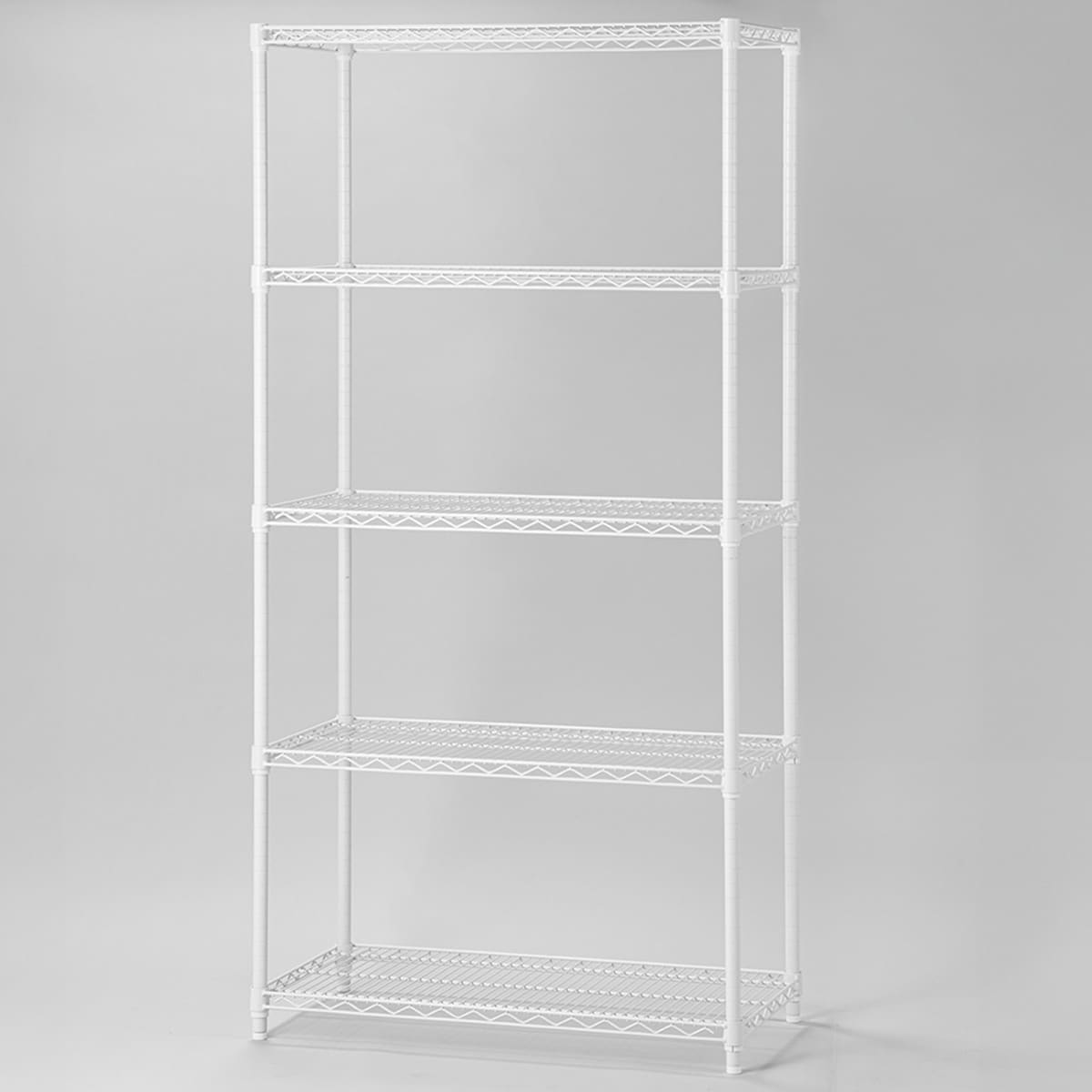 スチールラック(KJ25 幅90cm 5段 ホワイト) | ニトリネット【公式