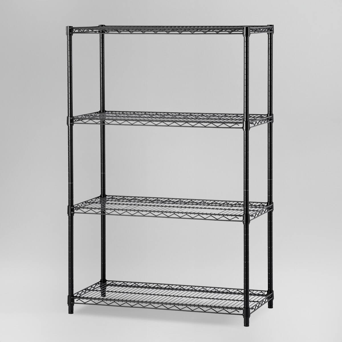 スチールラック(KJ25 幅90cm 4段 ブラック) | ニトリネット【公式