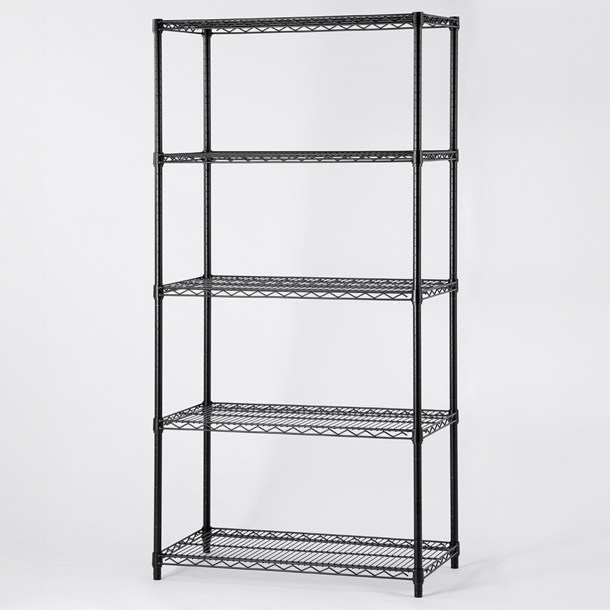 スチールラック(KJ25 幅90cm 5段 ブラック) | ニトリネット【公式