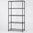 スチールラック(KJ25 幅90cm 5段 ブラック) 1枚目画像