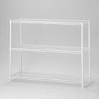 スチールラック(KJ25 幅120cm 3段 ホワイト) 1枚目画像