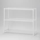 スチールラック(KJ25 幅120cm 3段 ホワイト) 1枚目画像