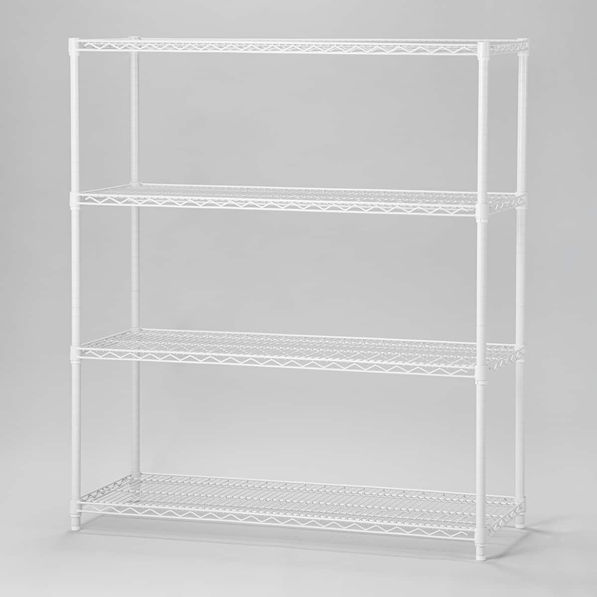 超人気！可動棚付き メタル コンパクト 高め イドボード金属製 White 219320000025801.jpg?ts=