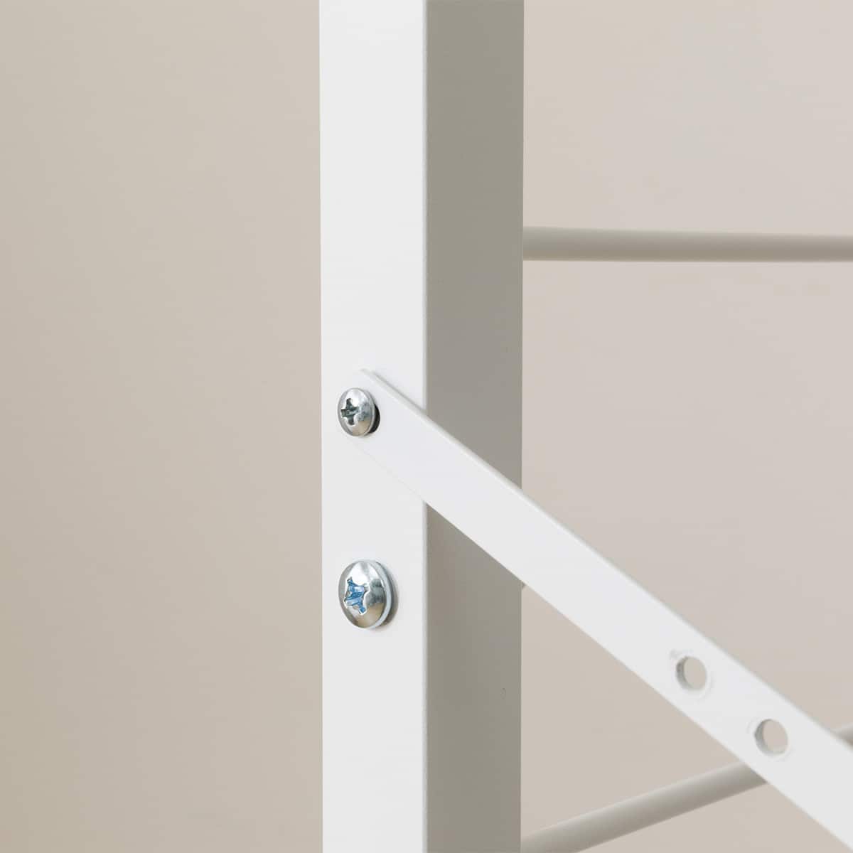 突っ張り壁面収納 Nポルダディープ2 (幅80cm NP01 ホワイトウォッシュ