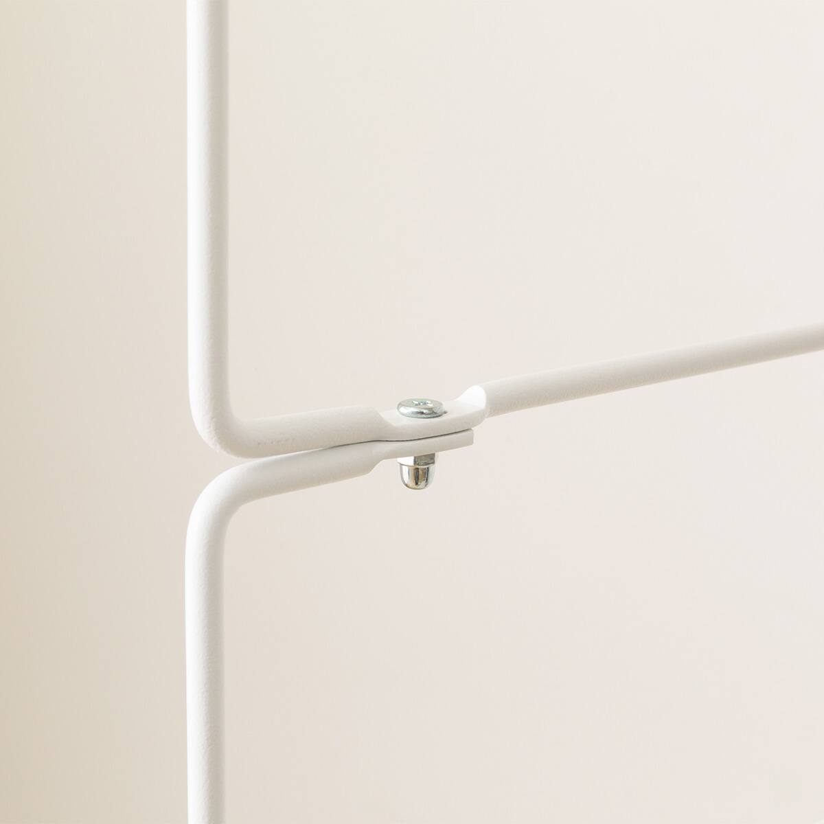 突っ張り壁面収納 Nポルダディープ2 (幅80cm NP01 ホワイトウォッシュ