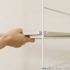 突っ張り壁面収納 Nポルダディープ2 (幅80cm NP01ミドルブラウン) 10枚目画像