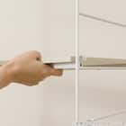 突っ張り壁面収納 Nポルダディープ2 (幅80cm NP01ミドルブラウン) 10枚目画像