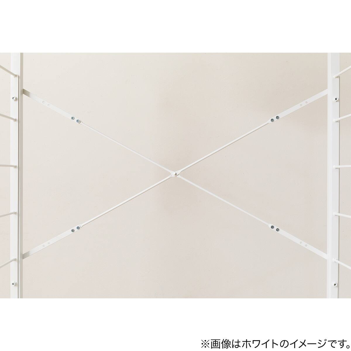 突っ張り壁面収納 Nポルダディープ2 (幅80cm NP01ミドルブラウン
