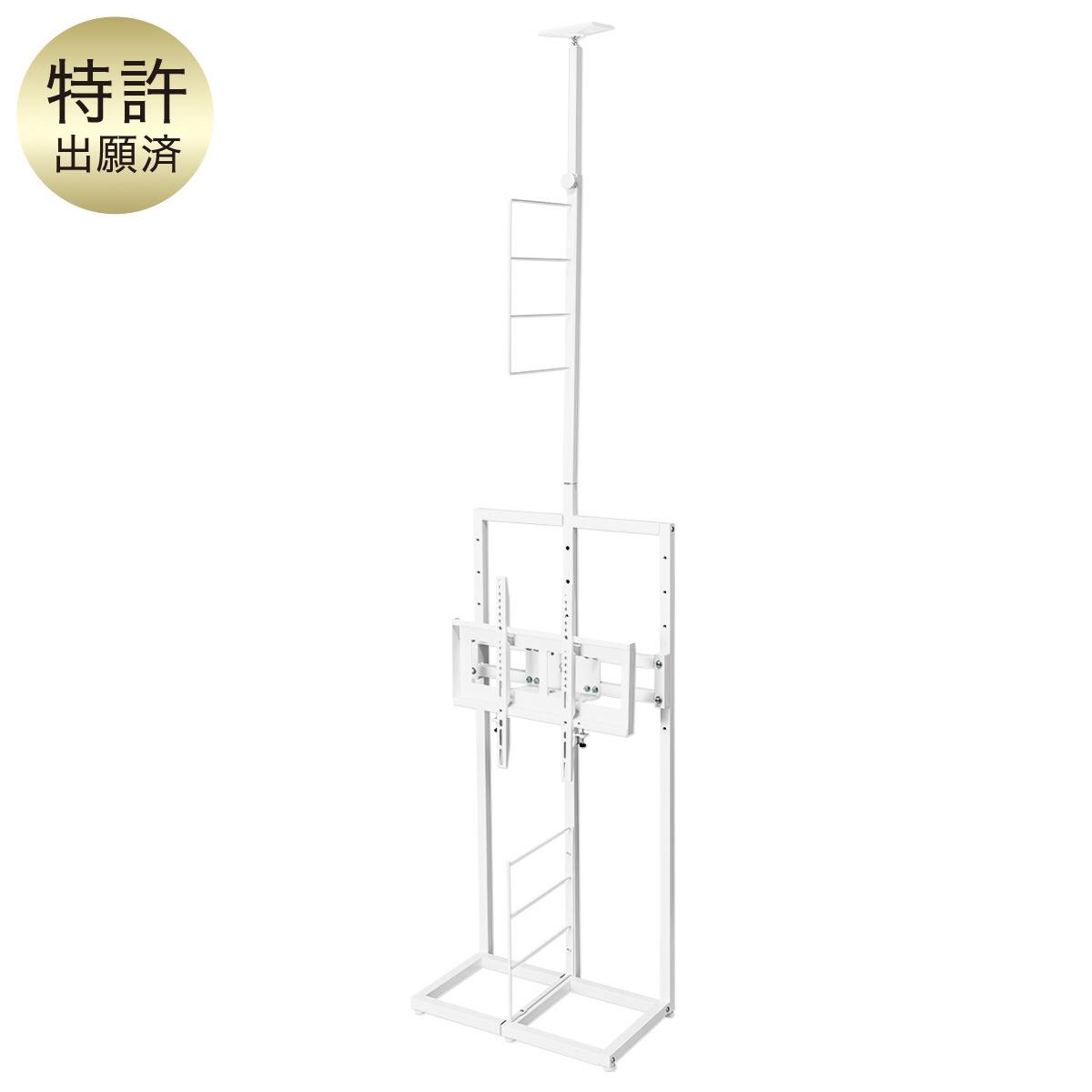 突っ張り壁面収納Nポルダ(幅80cm)専用 壁寄せTVユニット単品(NP02