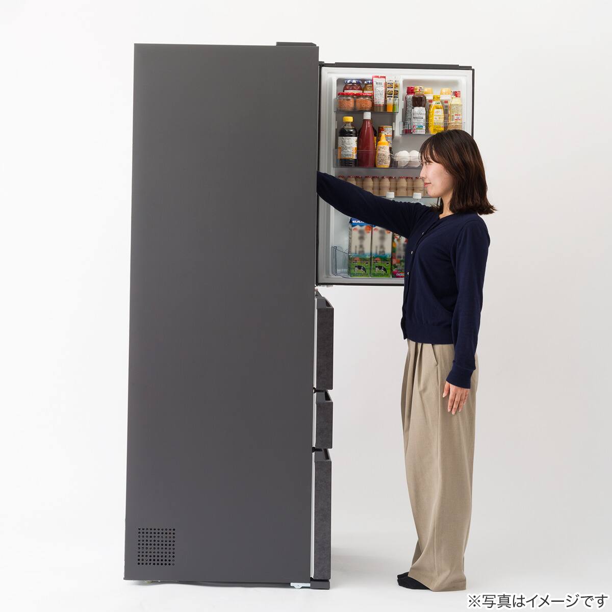 先行予約販売】450L 5ドアファン式 冷凍冷蔵庫 (NF450LJ1 右開き