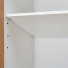 木製キャビネット(5段 MGN フル扉タイプ WH/OAK) 6枚目画像