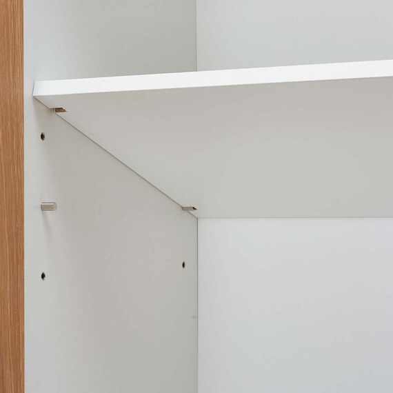 木製キャビネット(5段 MGN フル扉タイプ WH/OAK) 6枚目画像