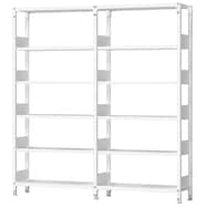 2連スチール書架(天地 4・5・6段 RKU 奥行34・45cm)