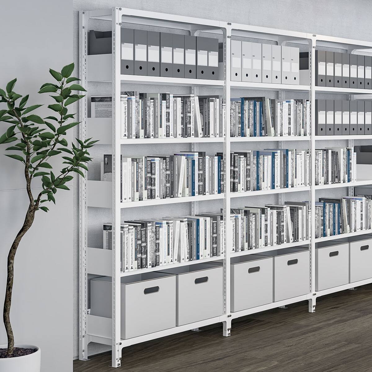 2連スチール書架(天地5段 RKU 1650-340 WH) | ニトリネット【公式