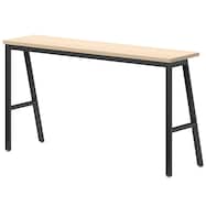 ワークテーブル(NBSY-B カウンター ハイタイプ ブラック脚 幅180cm)
