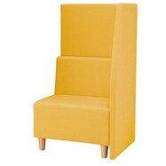 合皮パネルソファ(スクエア750 片側 左 D-12)