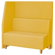 合皮パネルソファ(スクエア1150 片側 右 D-12)