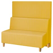 合皮パネルソファ(スクエア1200 側パネルなし D-12)