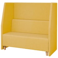 合皮パネルソファ(スクエア1400 両側 D-12)