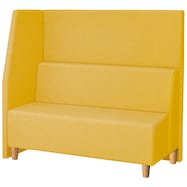 合皮パネルソファ(スクエア1350 片側 右 D-12)