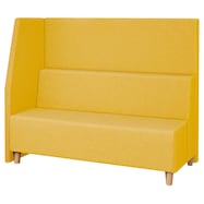 合皮パネルソファ(スクエア1550 片側 右 D-12)