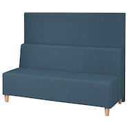 布張りパネルソファ(スクエア1600 側パネルなし B-N2)