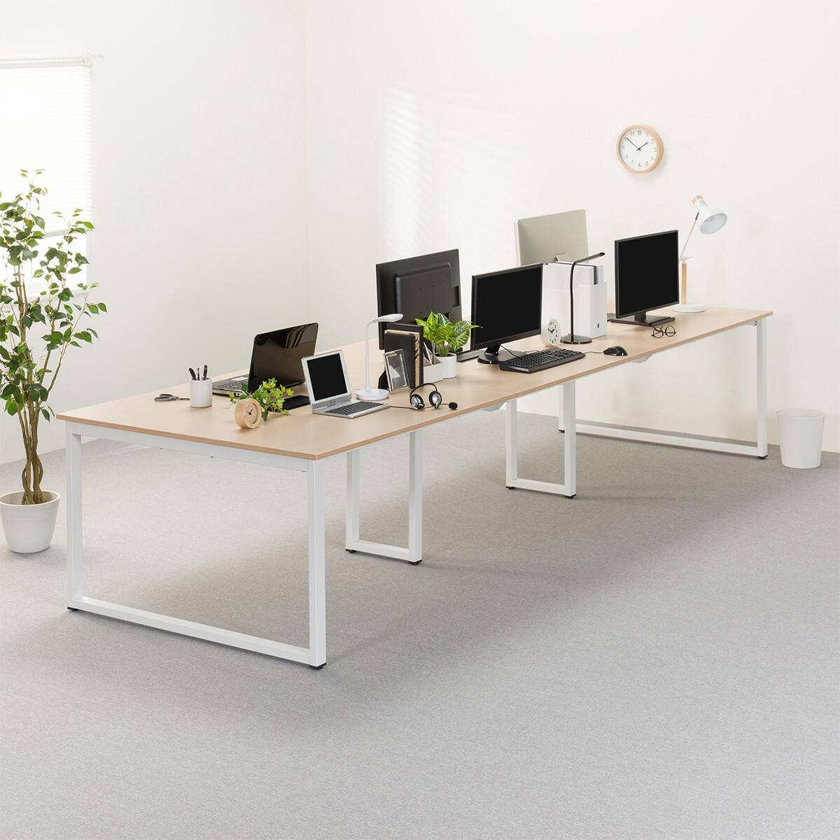 フリーアドレスデスク(NT3-3600 OAK/WH) | ニトリネット【公式】 家具
