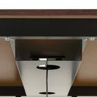 フリーアドレスデスク(NT3-1000 WN/BK) 8枚目画像