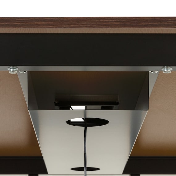 フリーアドレスデスク(NT3-1000 WN/BK) 8枚目画像