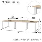 フリーアドレスデスク(NT3-3000 WH/WH) 11枚目画像