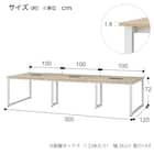 フリーアドレスデスク(NT3-3000 WH/WH) 11枚目画像