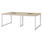 フリーアドレスデスク(NT3-2000 OAK/WH) 1枚目画像