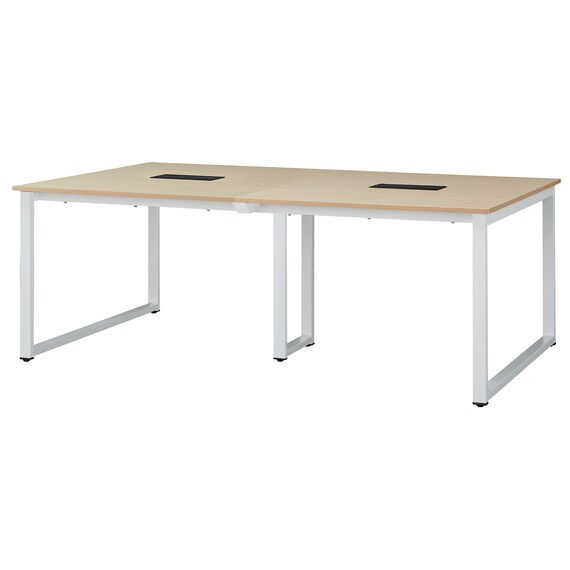 フリーアドレスデスク(NT3-2000 OAK/WH) 1枚目画像