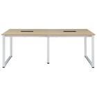 フリーアドレスデスク(NT3-2000 OAK/WH) 2枚目画像