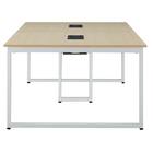 フリーアドレスデスク(NT3-2000 OAK/WH) 3枚目画像