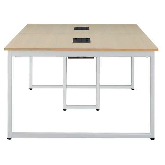 フリーアドレスデスク(NT3-2000 OAK/WH) 3枚目画像