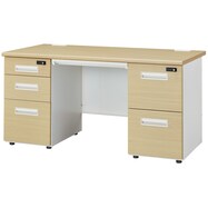 両袖机(MDA-M147 ダイヤル錠 幅140cm)