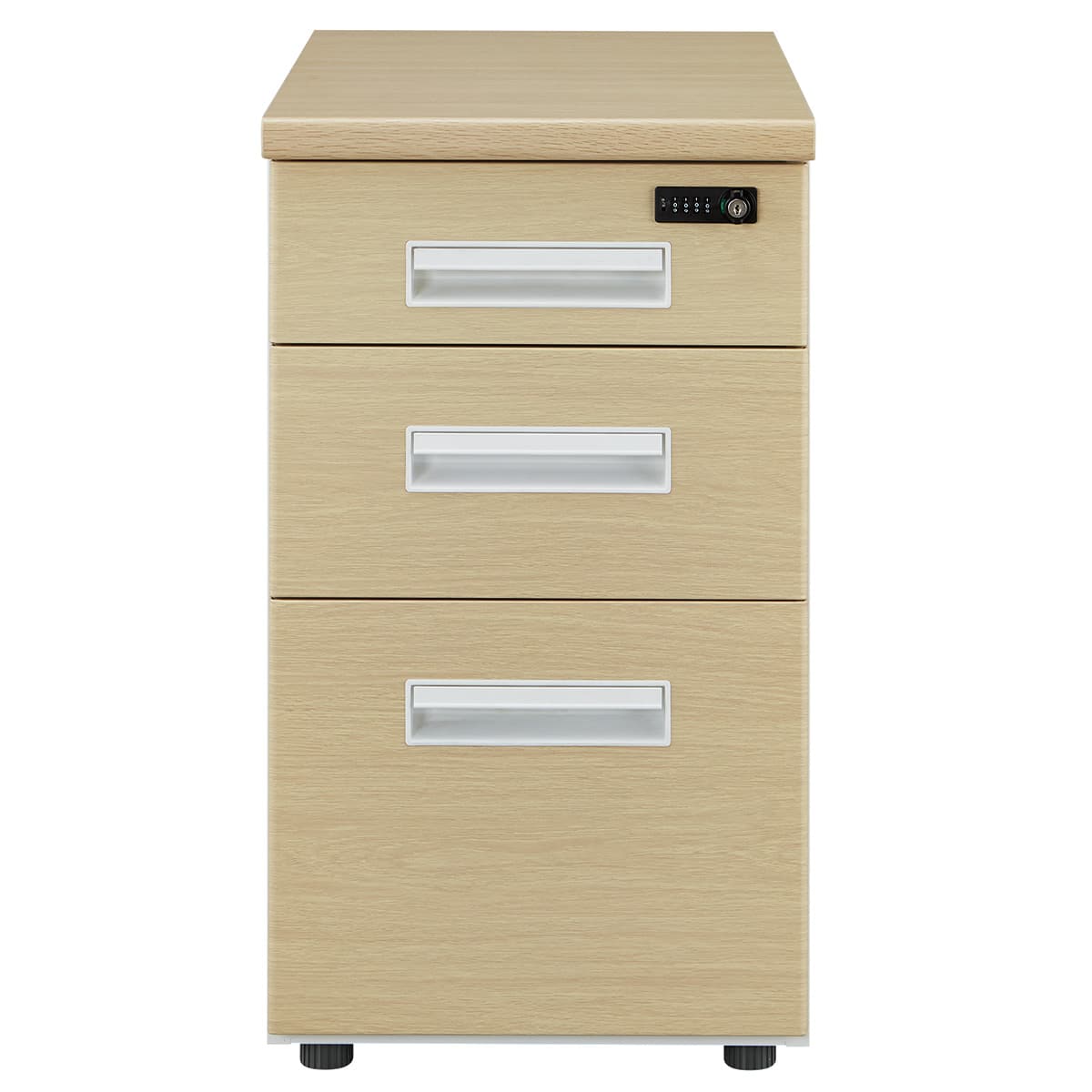 脇机(3段 MK-GD-01 ダイヤル錠 OAK/WH) | ニトリネット【公式】 家具