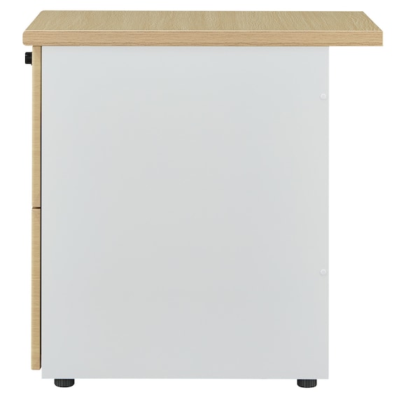 脇机(2段 MK-GD-02 ダイヤル錠 OAK/WH) 3枚目画像