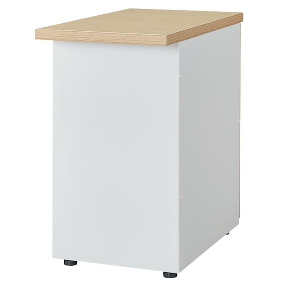 脇机(2段 MK-GD-02 ダイヤル錠 OAK/WH) 4枚目画像