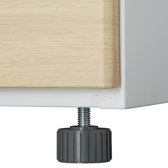 脇机(2段 MK-GD-02 ダイヤル錠 OAK/WH) 12枚目画像