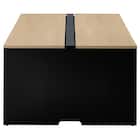 フリーアドレスデスク(FA1-2400 OAK/BK) 3枚目画像