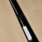 フリーアドレスデスク(FA1-2400 OAK/BK) 6枚目画像