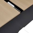 フリーアドレスデスク(FA1-2400 OAK/BK) 9枚目画像