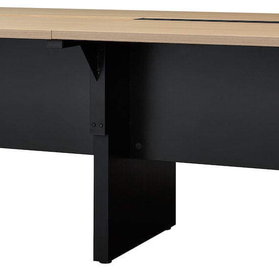 フリーアドレスデスク(FA1-2400 OAK/BK) 11枚目画像